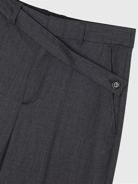 Lacey Suit Trouser 1000 Grey - Wood Wood