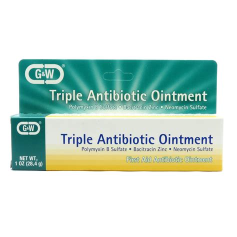 Triple Antibiotic, Ointment, 1 Ounce Tube | McGuff Medical Products