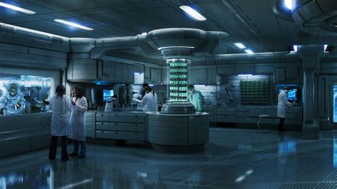 Medical Research Lab, Chris Caldow | Research lab, Futuristic interior ...