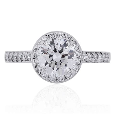 Tiffany & Co. Platinum 0.94ct Diamond Engagement Ring