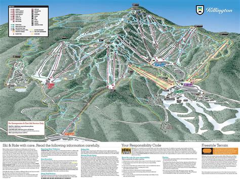 Killington Ski Resort Trail Map - Bobbie Stefanie