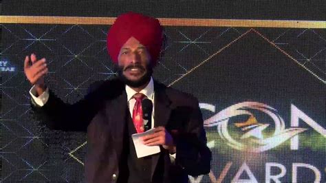 Milkha Singh Speech - Icon of the Year Awards Ceremony 2015 - YouTube