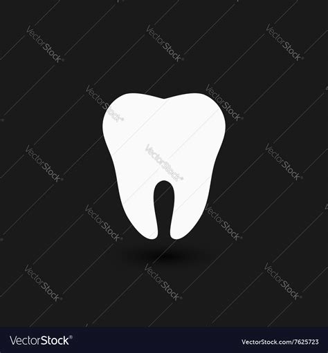 Tooth logo tooth icon tooth white tooth Royalty Free Vector