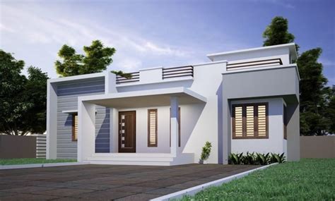 1200 Sq Ft 3BHK Contemporary Single Floor Modern House and Plan, 20 Lacks - Home Pictures