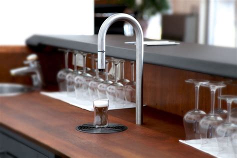 Coffee machine (scanomat topbrewer) built directly into counter top ...