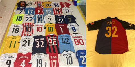 The Impressive Football Shirt Collection of Lionel Messi and Others ...