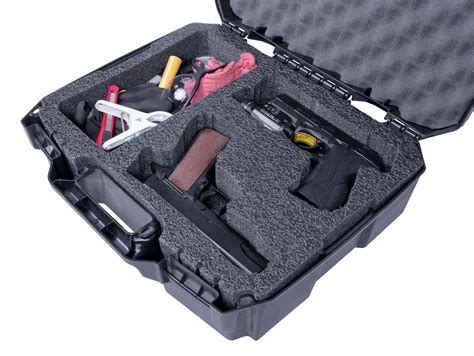 2 Pistol & Accessory Carry Case - 2 Pistol Cases - Case Club