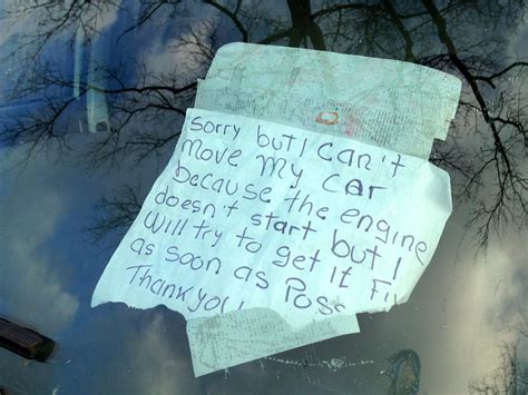 Funny Windshield Notes - SD Auto Glass