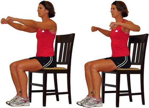 Seated Shoulder Retraction | Upper body workout, Bodyweight upper body workout, Senior fitness