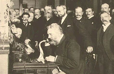 January 25, 1915: Alexander Graham Bell, in New York, Speaks on the Telephone With Thomas Watson ...