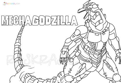 Godzilla Coloring Pages Monster