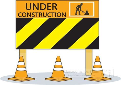 Signs Clipart-construction sign 12313