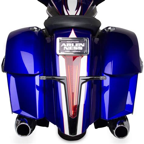 Close the gap between your rear fender and saddlebags providing a clean custom look with the NEW ...