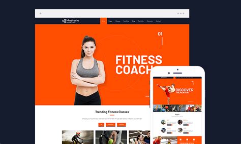 Masterio Lite – Fitness Gym WordPress Theme Free Download