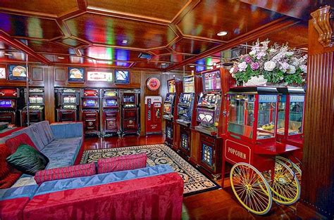 Are you feeling lucky? Pop down to this casino inspired game room located in the basement for a ...