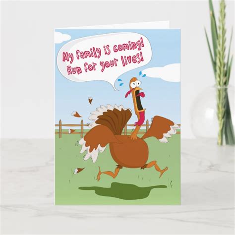 Funny Thanksgiving Day Greeting Card | Zazzle