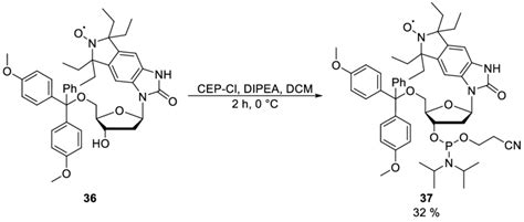 Synthesis of phosphoramidite 37. | Download Scientific Diagram