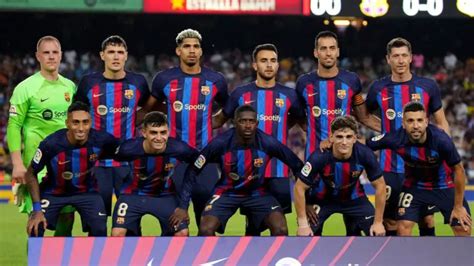 Posible alineación del Barcelona para recibir al Villarreal LaLiga 2022-23