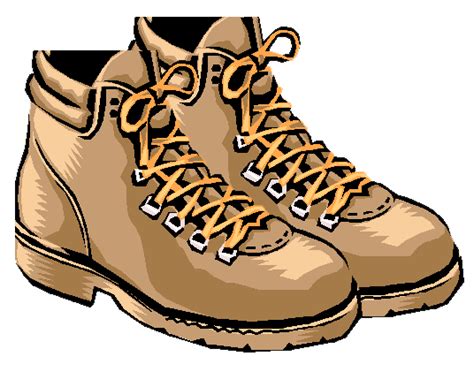 Walking boots clipart - Clipground