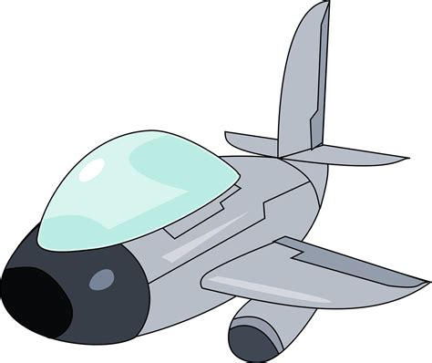 Cartoon Fighter Jet