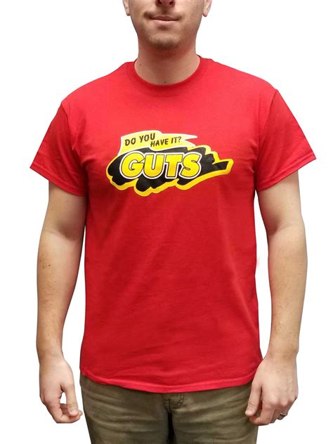 Guts Red Team T-Shirt Global Costume 90s TV Game Show Group Gift - Walmart.com