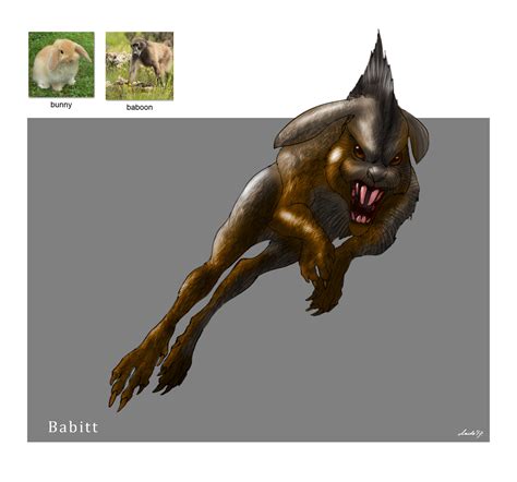 ArtStation - Random Creature Mashup Project #011 - Babitt