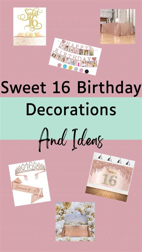 16th Birthday Party Ideas