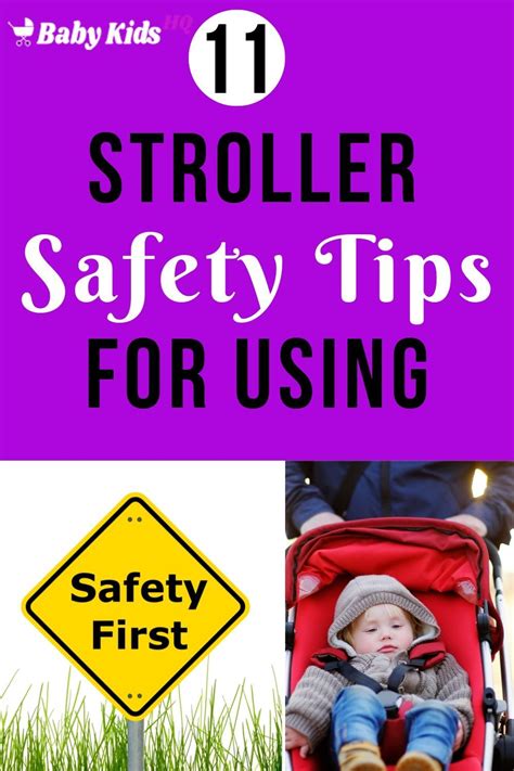 11 Stroller Safety Tips For Using - BabyKidsHQ | Safety tips, Discipline kids, Kids behavior