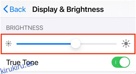 Cómo ajustar el brillo de la pantalla en su iPhone o iPad ️kirukiru.es