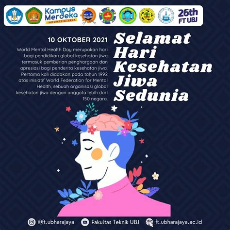 Selamat Hari Kesehatan Jiwa Sedunia 10 Oktober 2021 - Fakultas Teknik