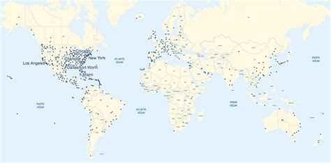 American Airlines Map Of Destinations