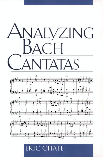 Analyzing Bach Cantatas - WELCOME TO DC BOOKS