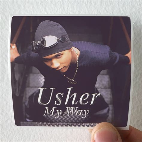 Usher My Way Album Cover Sticker