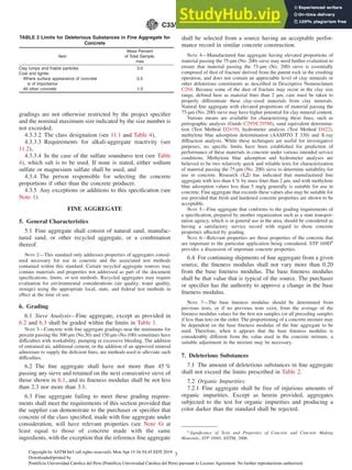 ASTM C33 C33M 18 Standard Specification For Concrete Aggregates 1 | PDF