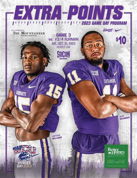 2023 Western Carolina Football - Digital 'Extra Points' Game Day Program - vs. Furman (10/21/23 ...