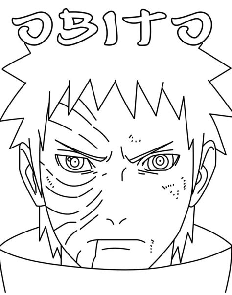 Obito Coloring Pages - Free Printable Coloring Pages for Kids