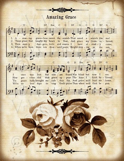 Printable Words To Amazing Grace Hymn - Printable Word Searches