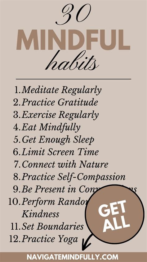 Mindful Habits: 30 Essential Practices for a Fulfilling Life