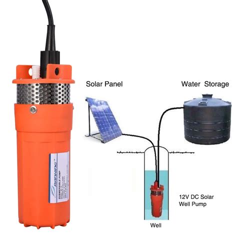 1/2Inch Water Pump DC 12V Submersible Pump Deep Well Alternative Energy Solar Powered Pump-in ...