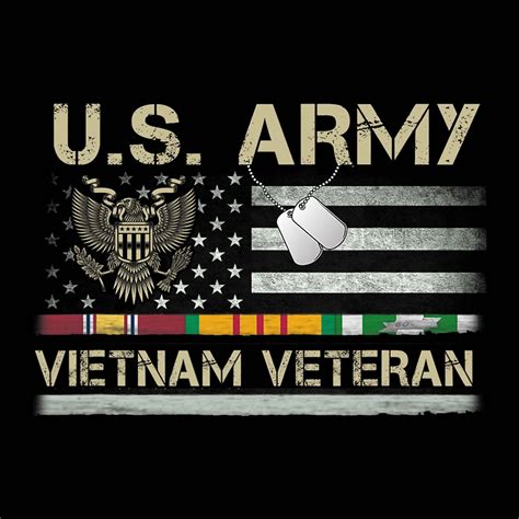 Us Army Vietnam Veteran Usa Flag Veteran Vietnam Army Design | Etsy