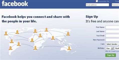 Old Facebook Login Page