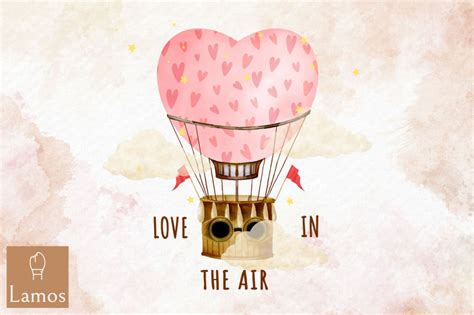 Love Is In The Air Funny Valentine By Zemira | TheHungryJPEG