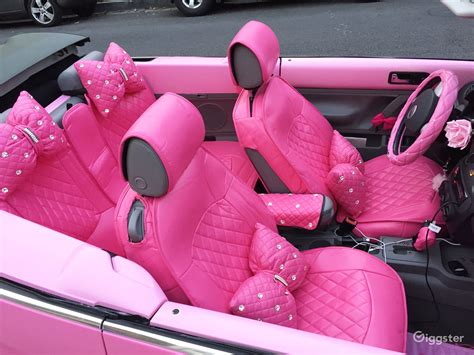 PINK BARBIE CONVERTIBLE! Y2K | Rent this location on Giggster