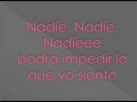 Prima J - Nadie (with lyrics) - YouTube