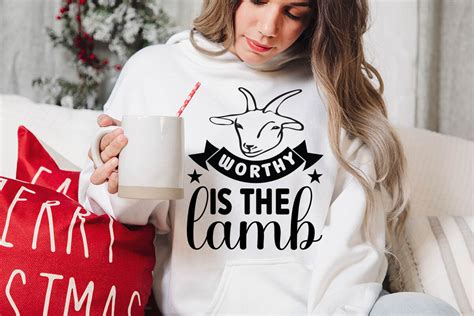 Worthy is the Lamb Graphic by DollarSmart · Creative Fabrica