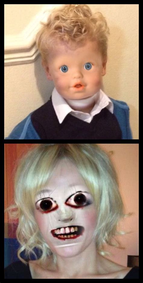 Face swap with doll heads is amazing | Face swaps, Babysitter, Dark ...