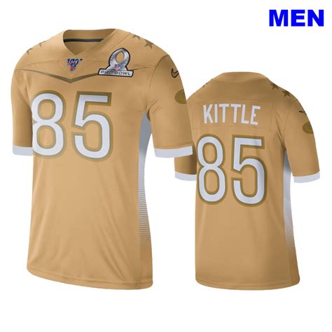 Men's Saints Alvin Kamara 2020 Pro Bowl NFC Gold Game Jersey