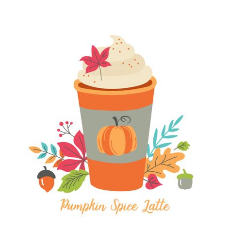 Pumpkin Spice Latte Illustrations, Royalty-Free Vector Graphics & Clip Art - iStock