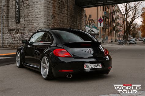 Slammed Beetle from Zurich Rides on Vossen Wheels - autoevolution