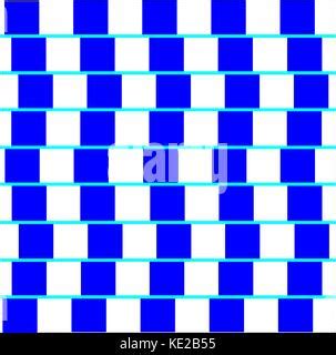 Optical illusion with parallel lines Stock Vector Image & Art - Alamy